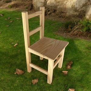 Silla de Madera para Niños Well Home, 30x26x58cm, Muebles para Niños - Product Image 3