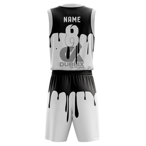 Uniforme de Baloncesto Estampado en 3D de Talla Grande, Nuevo Diseño, Ropa Deportiva para Adultos, Transpirable, Logotipo Personalizado, Opciones de Color al por Mayor - Product Image 3
