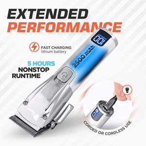 Cortadora de Pelo Profesional para Hombre, Inalámbrica, Turbo Power, con Corte Preciso, Alimentación USB y por Batería, para Barberos - Product Image 1