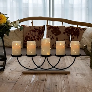 Candélabre artisanal antique moderne de haute qualité finition colorée excellente utilisation pour la décoration de noël et de mariage 2024 - Product Image 5