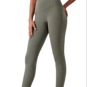 Women's High-Waisted Full-Length Printed Anti-Bacterial <b>Seamless</b> Elastic Waist <b>Leggings</b> Spandex/Polyester for Gym Sport Yoga - Product Image 2