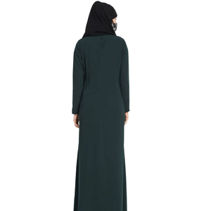 High Quality Abaya Wholesale Muslim Clothing Turkey Solid Islamic Long Wearing <b>Belt</b> Nida Dress <b>Women</b> Dubai Abayas OEM Service PK - Product Image 4