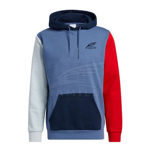 Sudadera con Capucha HAMILO para Hombre, Diseño Color Block, Corte Regular, Felpa Francesa de Poliéster, Informal, con Bolsillo Delantero y Logotipo Estampado - Product Image 1