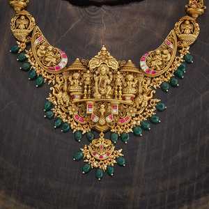 Glamorous Gold-Plated Religious Chain <b>Necklace</b> for Wedding & Gift Giving 177131 - Product Image 4