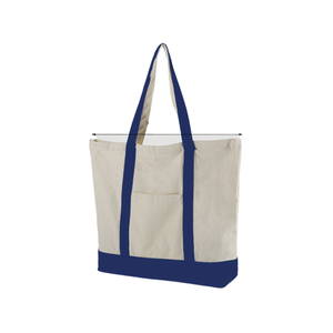 Sac à provisions en toile de tissu fin de taille personnalisée pour les femmes avec de nombreuses poches à fermeture éclair cadeau promotionnel prix bon marché du Vietnam - Product Image 3