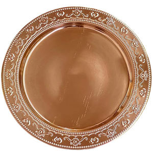 Platos y Vajilla Redondos de Acero Inoxidable con Acabado Cobre Antiguo, Creativos y Esmaltados, a Precio Accesible - Product Image 1