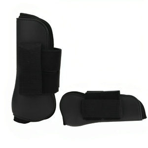 Bottes de brossage en néoprène pour chevaux, bottes de protection des jambes, bandages de sécurité pour chevaux, respirants, équipement équestre, équipement vétérinaire équin - Product Image 4