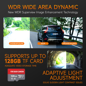 Autosali Wifi Dvr Auto Caméra <span class=keywords><strong>Sans</strong></span> <span class=keywords><strong>Fil</strong></span> WDR Vision Nocturne 3.19 Pouces Caméra <span class=keywords><strong>De</strong></span> Voiture Boîte Noire <span class=keywords><strong>De</strong></span> Voiture 4K Double Objectif <span class=keywords><strong>Avant</strong></span> <span class=keywords><strong>et</strong></span> Arrière Dash Cam - Product Image 3