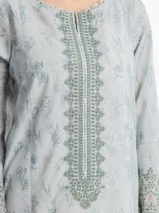 Collection de pelouses 2 pièces personnalisées Salwar Kameez pour femmes Impression numérique de haute qualité OEM Indian Solid Color Adultes Original - Product Image 4