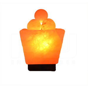 Lampe au sel rose de l'Himalaya 100% naturelle fabriquée à la main lampe de roche en cristal de guérison pour la décoration de la maison et du bureau du Pakistan - Product Image 1