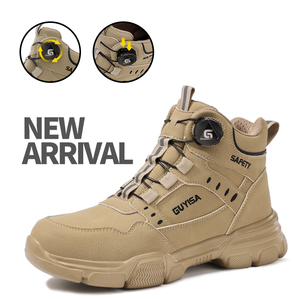 GUYISA Unisex Safety Shoes Smash- Puncture-Proof <strong>Waterproof</strong> Microfiber Upper Material <strong>Work</strong> Style for Spring Autumn Seasons - Product Image 1