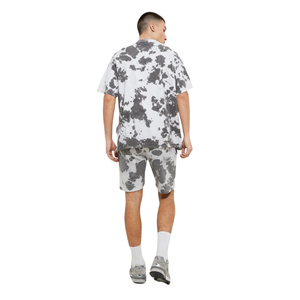 Conjunto de Camiseta y Pantalones Cortos Unisex con Lavado Ácido, Diseño de Logotipo Personalizado, 100% Algodón, Transpirable, Casual, Cintura Media, Conjunto de 2 Piezas para Verano - Product Image 4