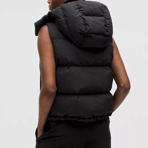 Sleeveless Design Lightweight Unique Design <b>Women</b> Crop <b>Vest</b> <b>Top</b> Quality Cotton Breathable Cropped <b>Women</b> Puffer <b>Vest</b> - Product Image 2