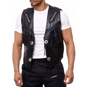 Veste en cuir de haute qualité pour hommes - Product Image 3