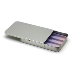 Boîte de conserve en métal personnalisable OEM Boîte cadeau vide de qualité alimentaire pour bonbons, chewing-gum, sucre, chocolat, stockage-Caractéristique recyclable - Product Image 4