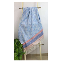100% coton jette des tissages personnalisés gaufré Jacquard hareng os thermique sans accroc Leno tisse couleurs tailles poids en vrac