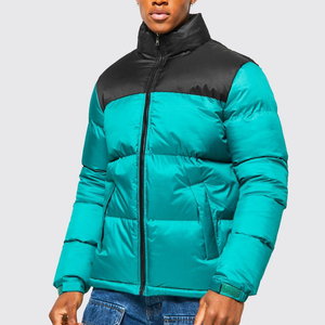 แจ็กเก็ตทรงพองสำหรับผู้ชายเสื้อแจ็คเก็ตขนเป็ดสำหรับฤดูหนาวพิมพ์ลายโลโก้ออกแบบได้ตามต้องการ - Product Image 4