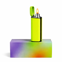 Briquet électronique portable rechargeable par USB, design coupe-vent pour une utilisation durable