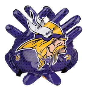 Gants de football américain en latex personnalisés Vente en gros Gants récepteurs étanches à écran tactile super collants et à haute adhérence - Product Image 5