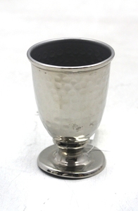 El mejor vendedor, soporte votivo redondo de aluminio, recipientes para velas de Color níquel plateado para decoración del hogar, hecho a mano, personalizado a granel - Product Image 5