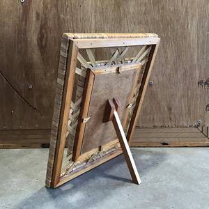 Cadre photo en rotin Boho pour la décoration intérieure Cadre photo mural pour la décoration de bureau et ajoute une touche rustique à votre espace - Product Image 1