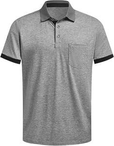 Polos de Algodón de Alta Calidad con Logotipo Personalizado, Cierre de Cremallera 1/4, Manga Corta, Estilo Business para Hombre - Product Image 5