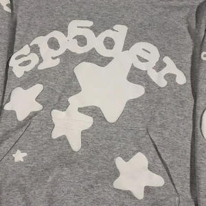 Pull-over à capuche imprimé personnalisé pour hommes 350gsm polaire coton hiver sweat-shirt décontracté OEM Streetwear sweats à capuche - Product Image 3