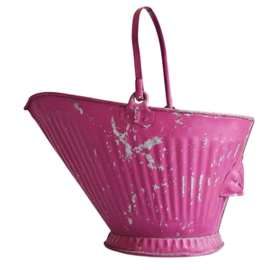 Seau à charbon en fer traditionnel léger de couleur verte antique, accessoires de jardin d'extérieur pour foyers - Product Image 6