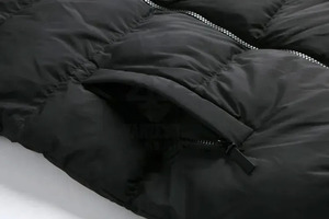 OEM Fabricante al por mayor personalizable de los hombres de estilo de la calle con capucha impermeable Eco-Friendly Puffer chaqueta cálida de invierno - Product Image 3