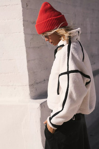 Sudadera con Media Cremallera Estilo Y2K para Hombre, Jersey Informal de Color Sólido, Tejido de Punto, Invierno, 100% Algodón, Transpirable, Estilo Urbano - Product Image 5