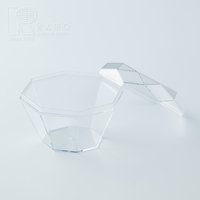 Conteneur alimentaire rond transparent en PS, petit format, avec logo personnalisé, respectueux de l'environnement, Kwang Hsieh