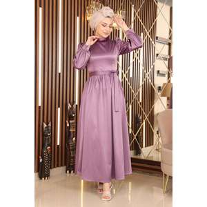 Vestido de Noche Largo con Corte en A y Cintura Natural, Talla XS, para Invitadas de Boda - Product Image 3