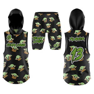 Bajo MOQ precio barato alta calidad personalizado jóvenes hombres 7v7 uniformes de fútbol con capucha sublimación 100% poliéster 7on7 conjuntos - Product Image 1