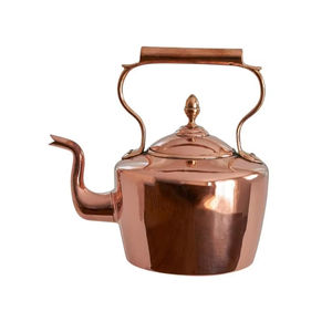 Théière en cuivre fini de qualité supérieure fabriquée à la main pour un usage d'affichage de luxe ou comme pièce de collection dans les cuisines rustiques ou vintage - Product Image 1