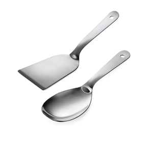 Juego de cucharas para servir de acero inoxidable de tamaño personalizable, cuchara de café/té pulida con espejo grande para servir, cuchara de Metal duradera - Product Image 6