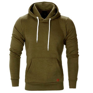Sweat-shirt à capuche et sweat-shirt de haute qualité, design tendance, décontracté, uni, en polaire, pour homme - Product Image 4