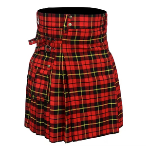 Kilts de Tartán Casuales para Mujer, Tallas Grandes, Kilts de Tartán Casuales para Mujer, Material Sostenible, Poliéster de la Mejor Calidad - Product Image 1