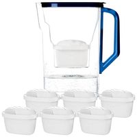 Filtre à eau de remplacement pour carafe B-RITA, compatible avec tous les filtres à eau B-RITA pour la réduction du chlore, certifié NSF