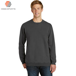 Comfortable Men's Cotton Fleece Blank Unbranded Oversize <b>Sweatshirt</b> OEM Custom Logo Crew Neck Windproof Breathable Winter Light - Product Image 3