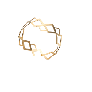 Tendances de la bijouterie perlée 2024 : Bracelet léger et élégant, découpé au laser, doré et poli, pour femmes, en laiton multicolore. - Product Image 4