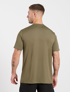 เสื้อยืดโพลีเอสเตอร์100% สำหรับผู้ชายเสื้อยืดทรงพอดีตัวแบบใส่สบายออกแบบโลโก้ได้ตามต้องการระบายอากาศได้ดี - Product Image 2