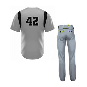 Uniformes de béisbol Diseño único Etiqueta personalizada de buena calidad Mejor precio por Uniformes fabricante profesional de béisbol - Product Image 2