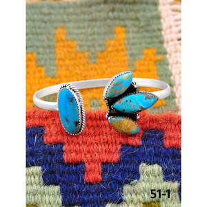 Southwest Handmade Santa Maria & Sterling <b>Silver</b> <b>Cuff</b> <b>Bracelet</b> Cultural Collectible Jewelry - Product Image 2