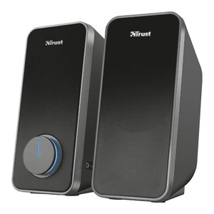 Sistema de Altavoces para PC ARYS 20179 2.0 Negro, 28W, Control Remoto, Woofer Integrado, Compatible con Aplicaciones, Tarjeta de Memoria, Salida de 100W - Product Image 1