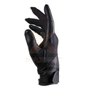 Lightweight Professional Winter Horse Riding Gloves Customizable Colors/Logo Leather Full <b>Finger</b> Design Adjustable Wrist <b>Strap</b> - Product Image 5