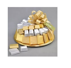 Assiette de service en laiton au design admirable forme ronde Assiette à chocolat en laiton au design le plus récent au prix de gros - Product Image 4