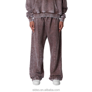 เสื้อฮู้ดดี้ทรงโอเวอร์ไซส์สไตล์วินเทจ ผ้าเฟรนช์เทอร์รี่เนื้อหนา ล้างสีแบบแอซิดวอช  สำหรับผู้ชาย - Product Image 2