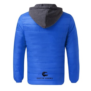 2025 nueva chaqueta acolchada cálida con capucha a la moda para hombre, ropa de abrigo ligera personalizada OEM ODM de moda Premium al por mayor - Product Image 4