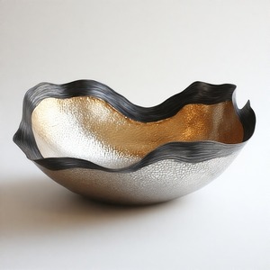 Glosswisp ชามเสิร์ฟทรงกลม, อุปกรณ์ตกแต่งชามทองเหลืองชามผลไม้ช็อกโกแลตแห้งเพื่อเสริมการรับประทานอาหาร - Product Image 1