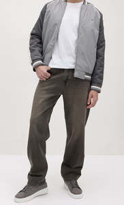 Chaqueta Impermeable con Logotipo Frontal, Chaquetas de Moda de Invierno, OEM, Personalizadas, de Lana y Lona, Corte Holgado - Product Image 3